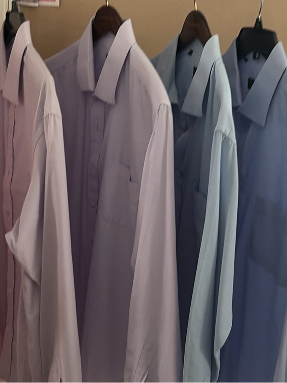 Lot of 6 Marina Dress Shirts Long Sleeve in Size XL Button Down